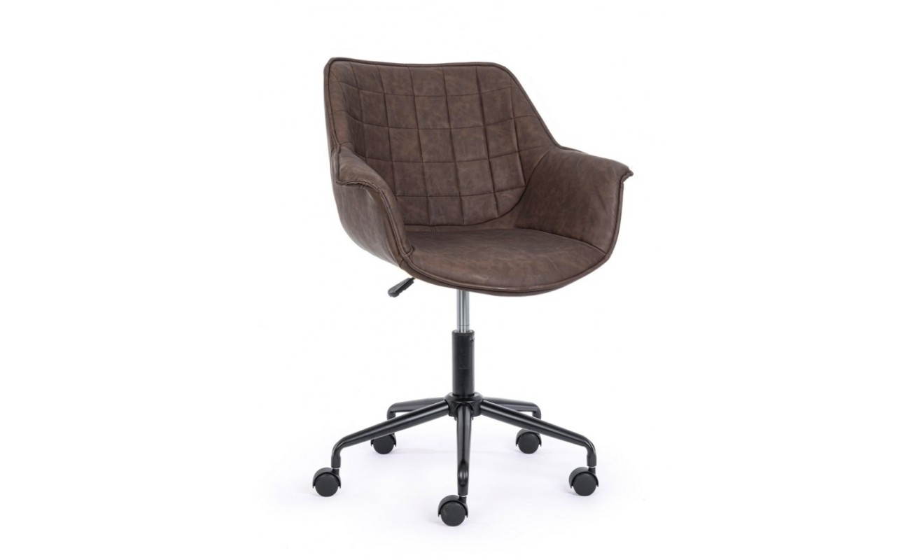 SILLÓN OFICINA JOSHUA MARRÓN