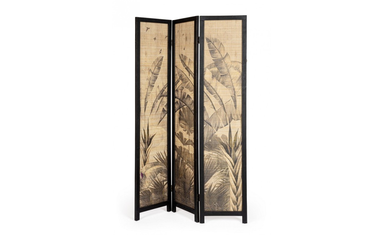 BIOMBO 3 PANELES NARIKO BAMBOO 120X180H