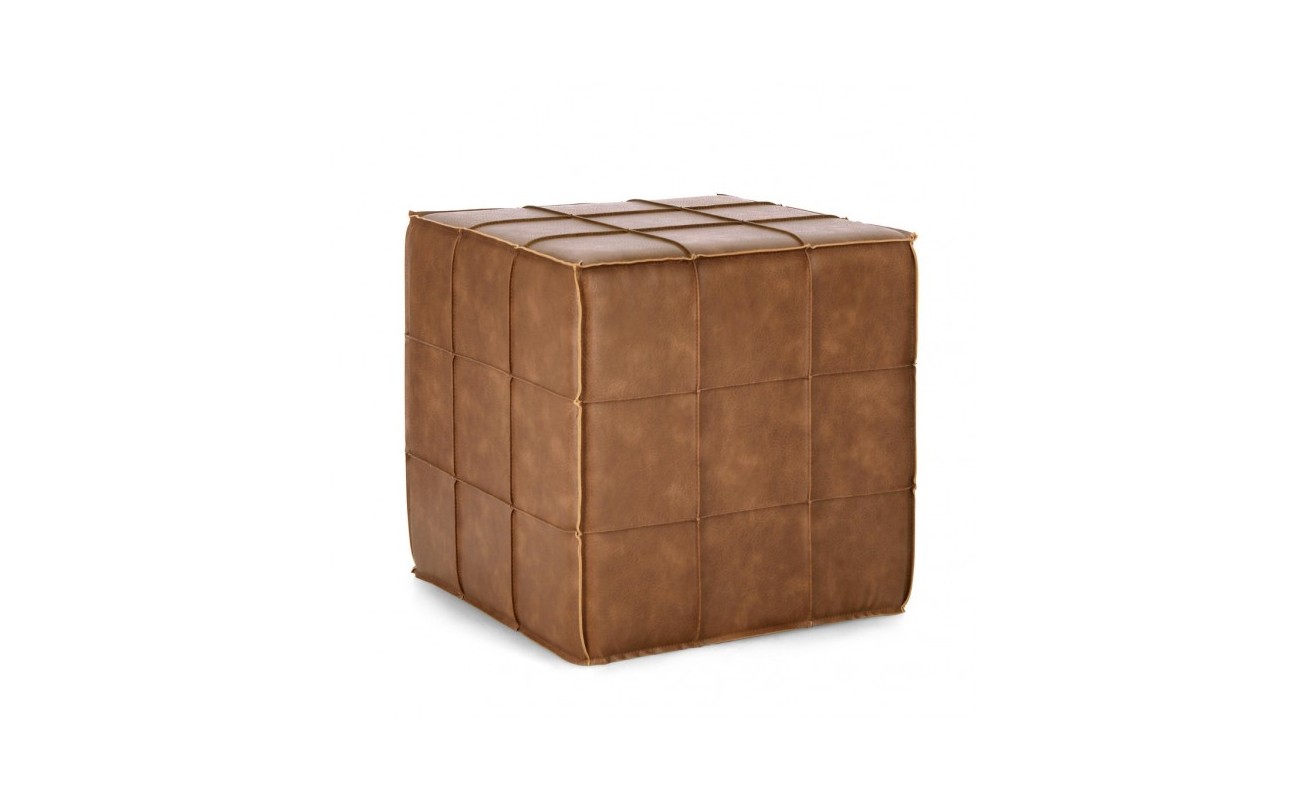 POUF LARISA COGNAC