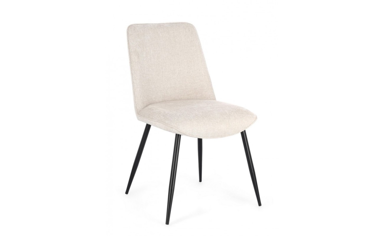 SILLA CORA NEGRO/BEIGE