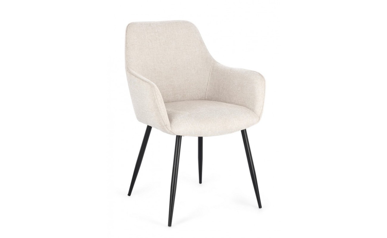 SILLA C-BR CORA NEGRO/BEIGE
