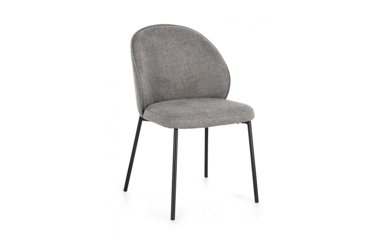 SILLA WENDY NEGRO/GRIS OSCURO