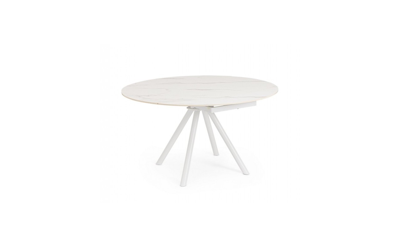 MESA RAUNI D87/135 BLANCO/BLANCO