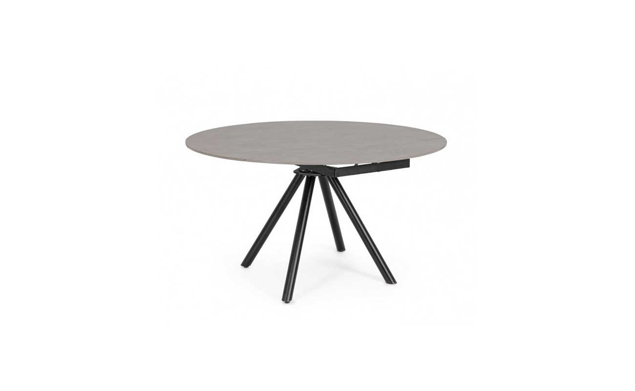 MESA RAUNI D87/135 NEGRO/GRIS