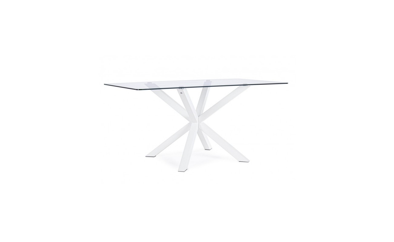 MESA MAY RECT. PATA BLANCA 160X90