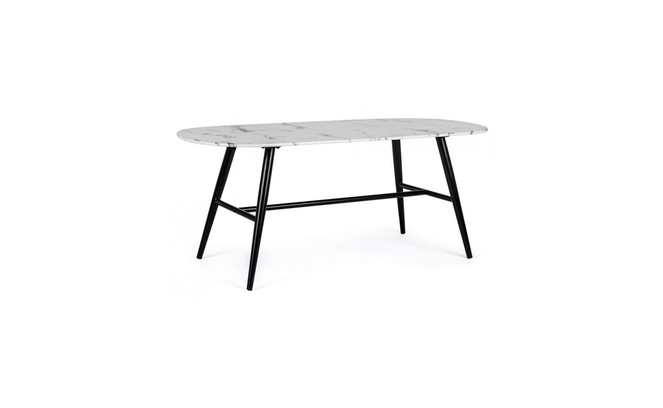MESA CENTRO OV MARBLE 110X50