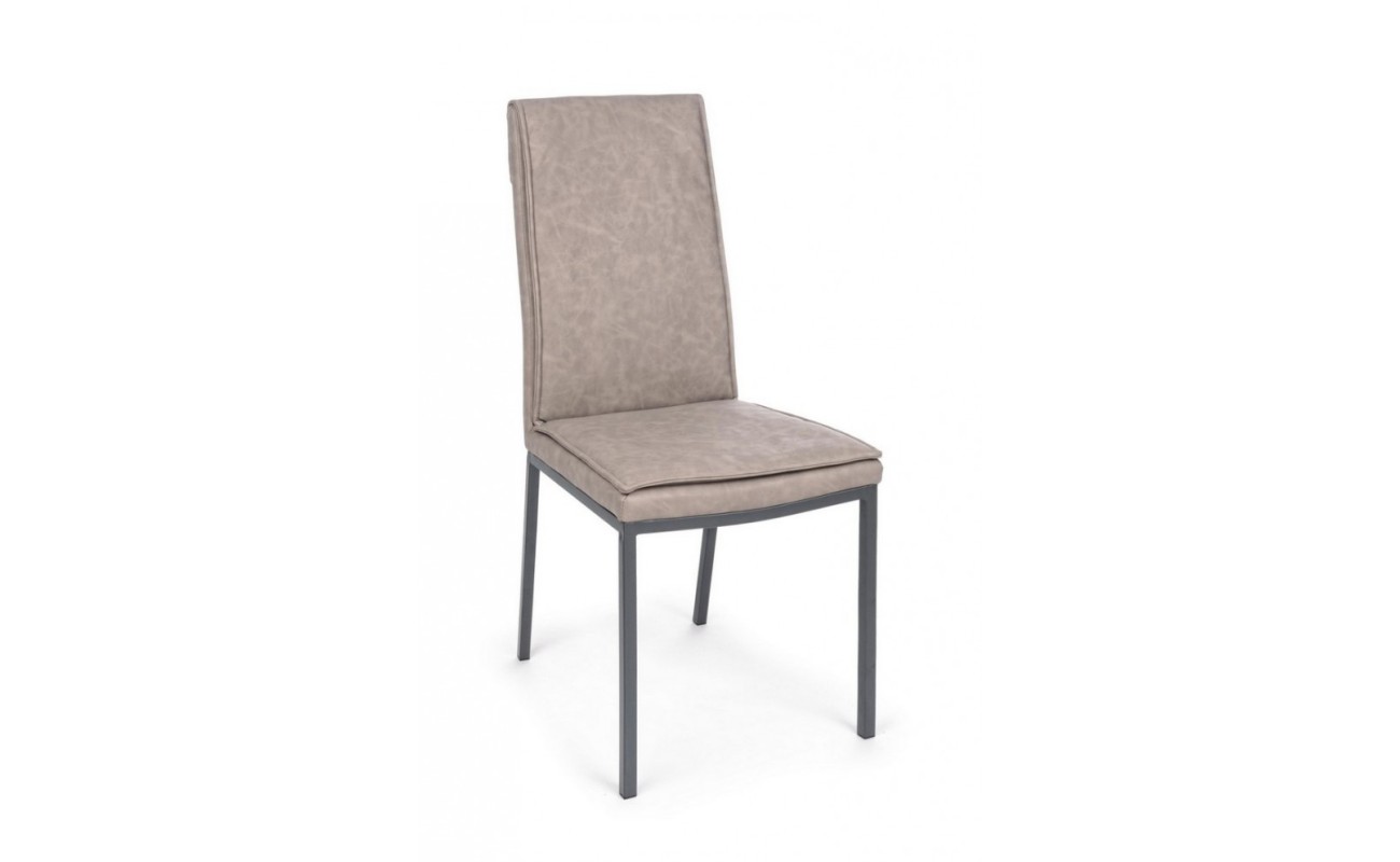 SILLA SOFIE PU ARCILLA