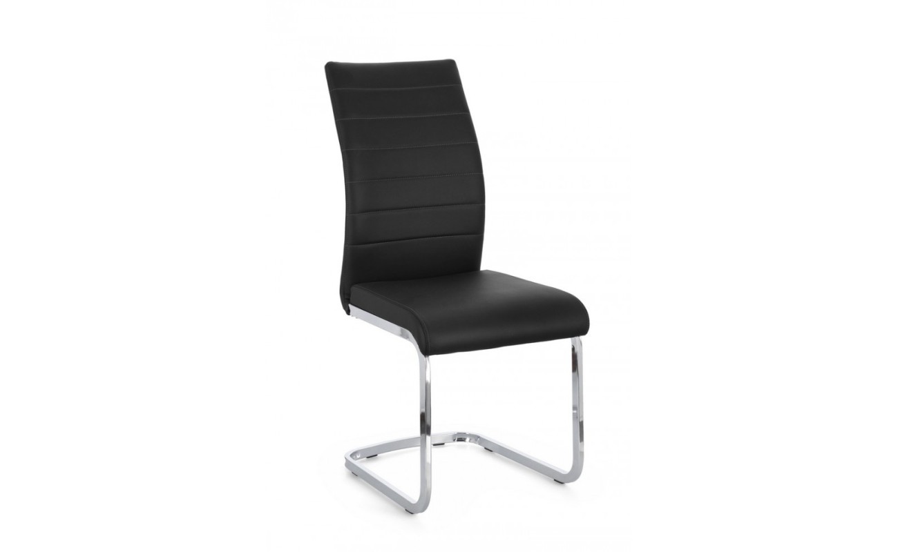 SILLA MYRA PU NEGRO