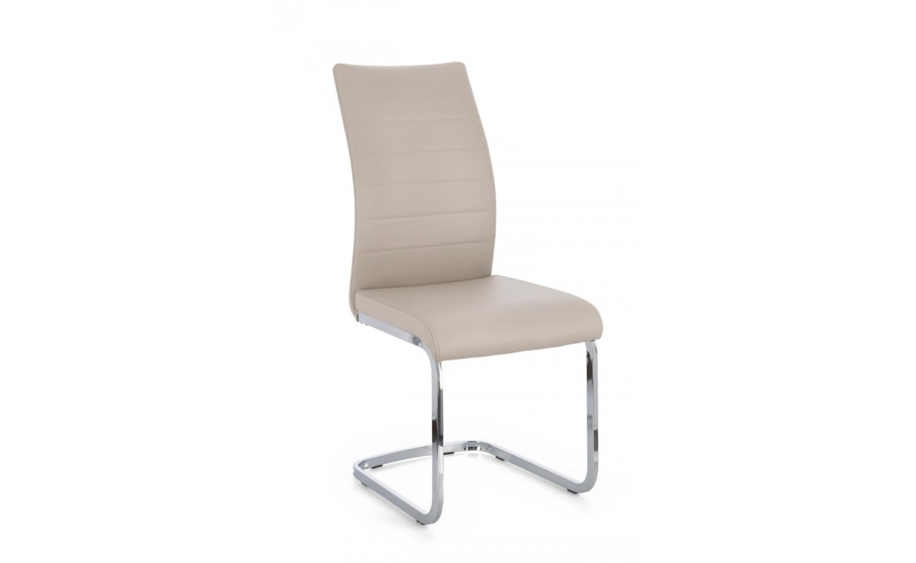 SILLA MYRA PU CAPPUCCINO
