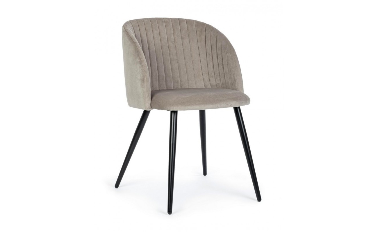 SILLA QUEEN VELVET VISÓN