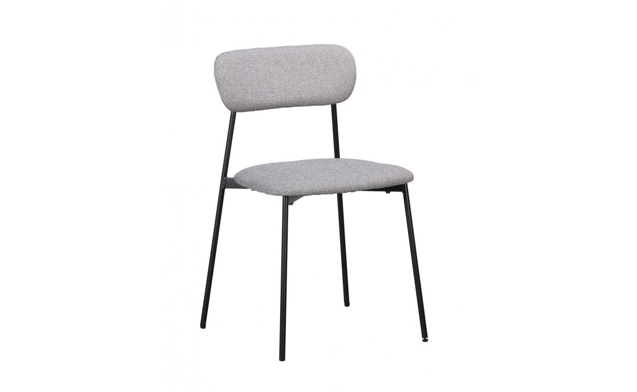 SILLA INKA NEGRO/GRIS OSCURO