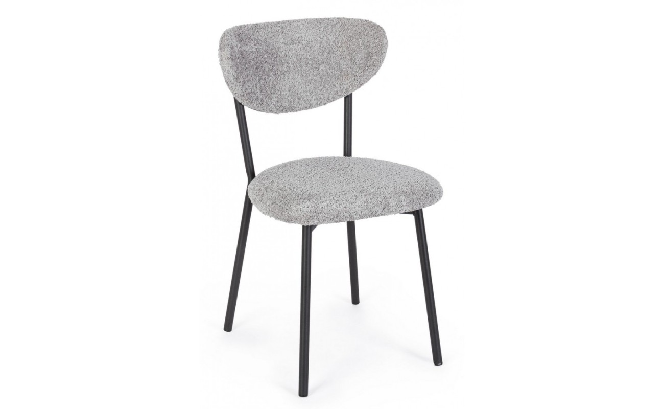 SILLA LUDMILLA GRIS CLARO