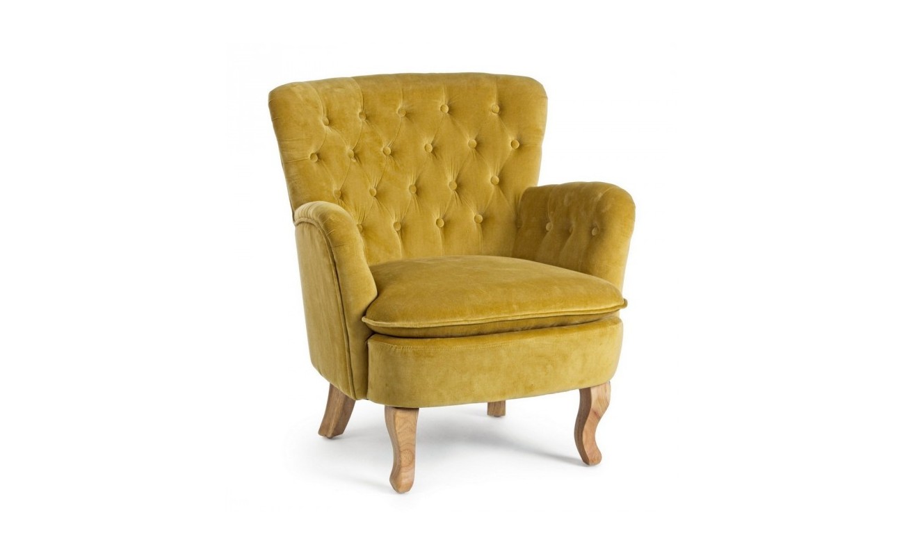 SILLÓN ORLINS MOSTAZA