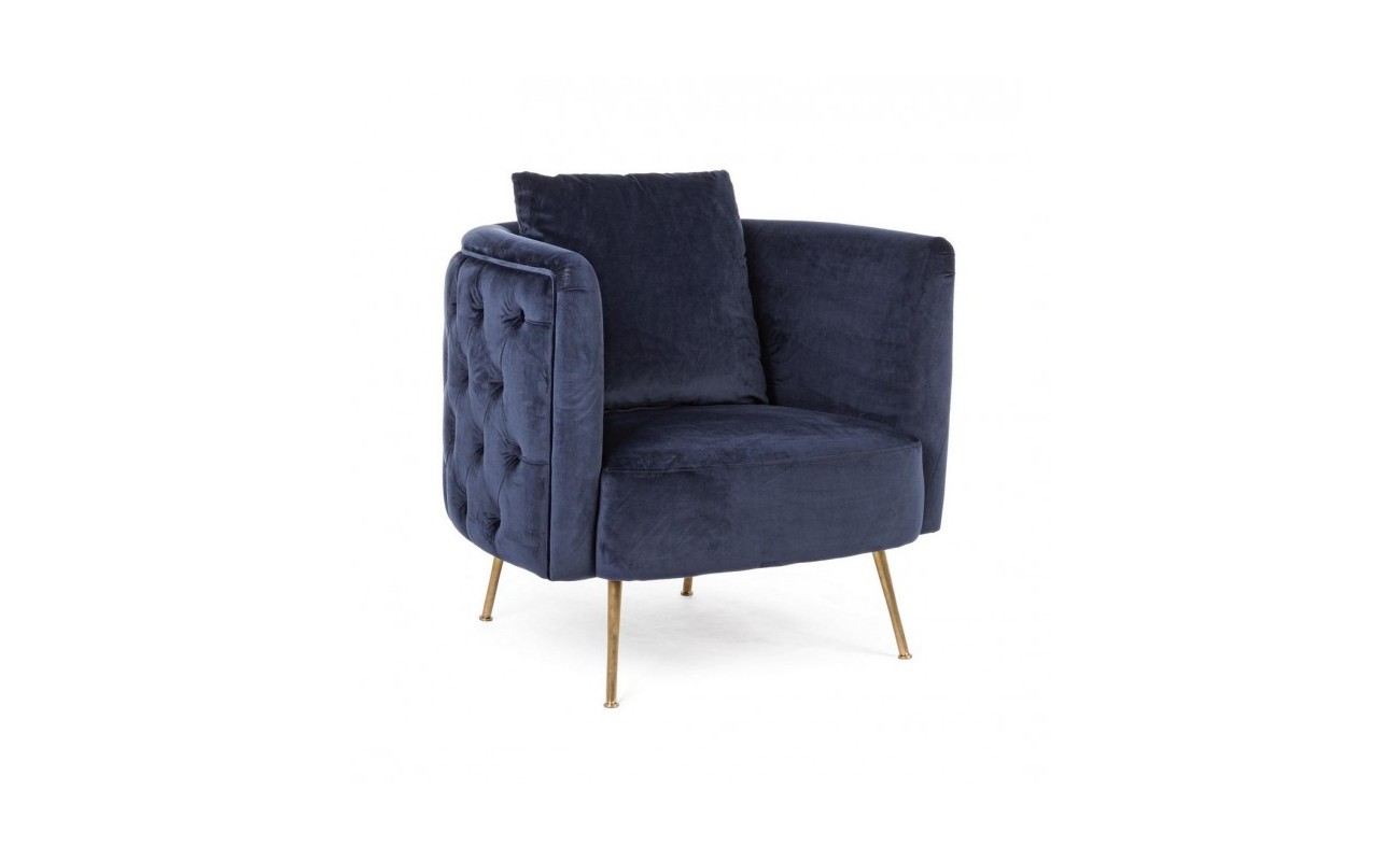 POLTRONA TENBURY AZUL OSCURO