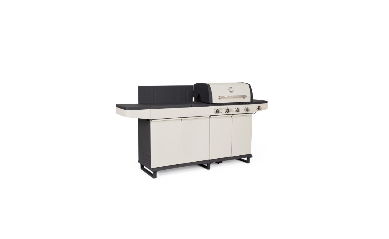 COCINA A GAS MERITA BEIGE/ANTRACITE