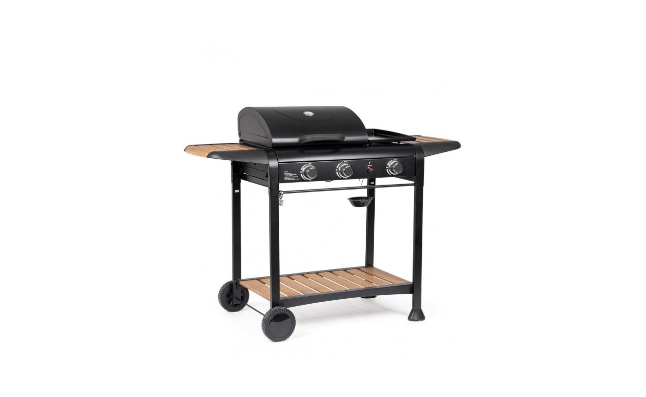 BARBACOA A GAS LONI 3 BRUCIATORI