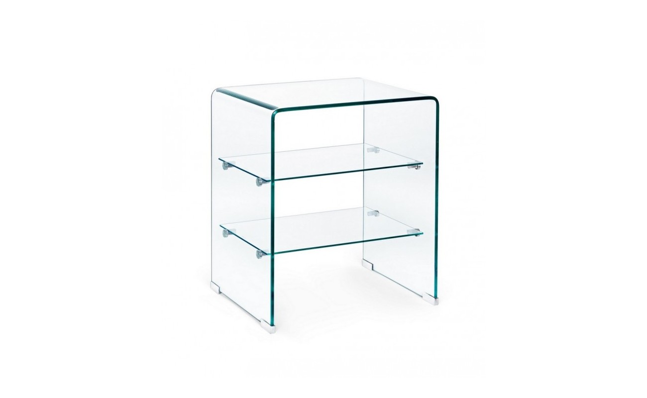 MESITA AUX 3P IRIDE VIDRIO 50X40