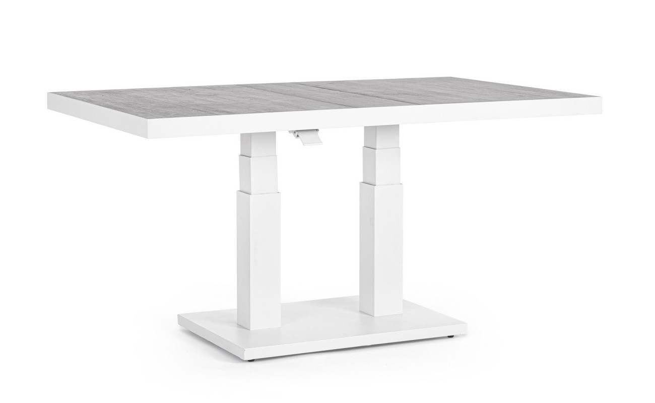 MESA TRUMAN 140X85X49/72 BLANCO JX11