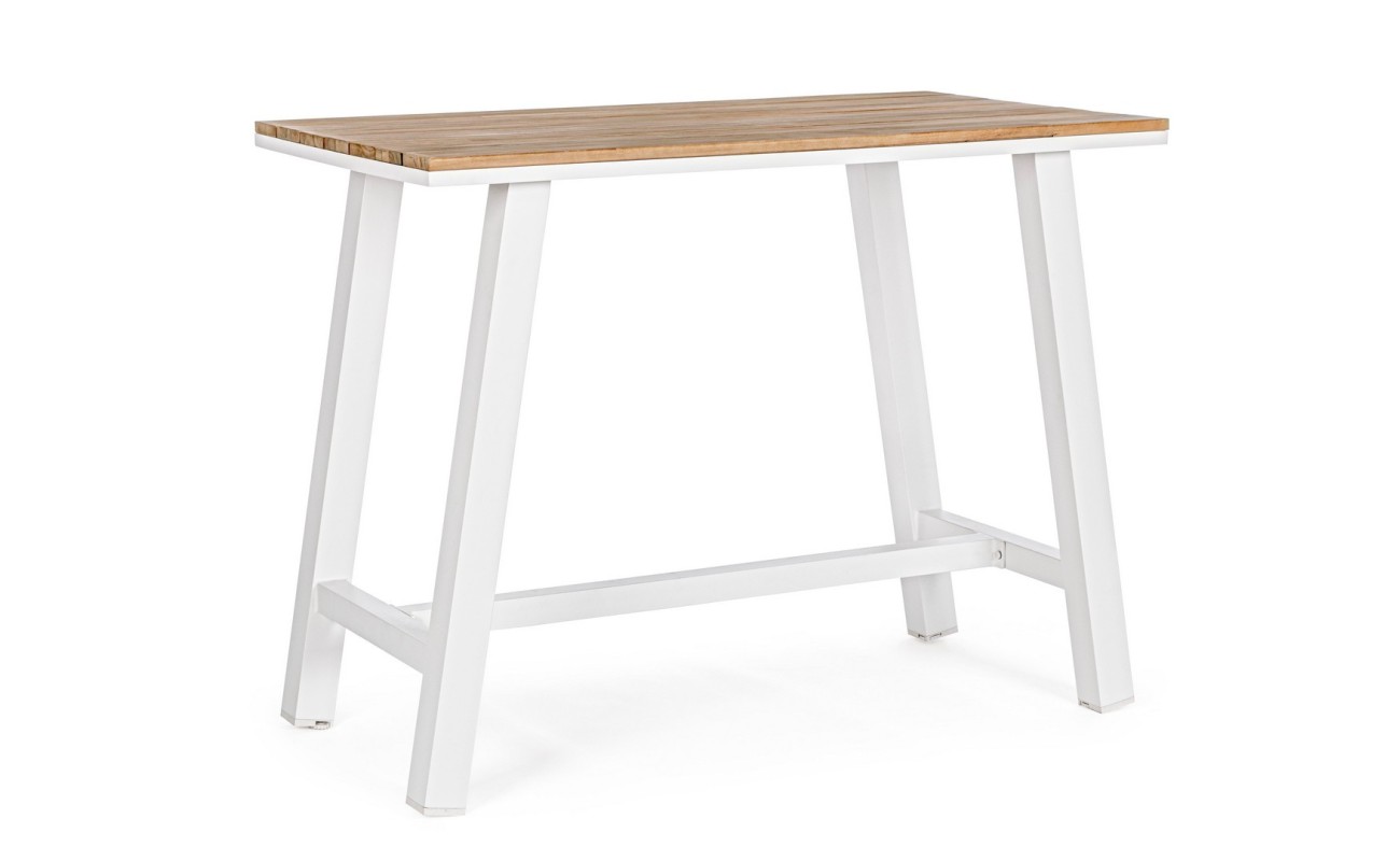 MESA BAR SKIPPER 131X73 BLANCO YK11
