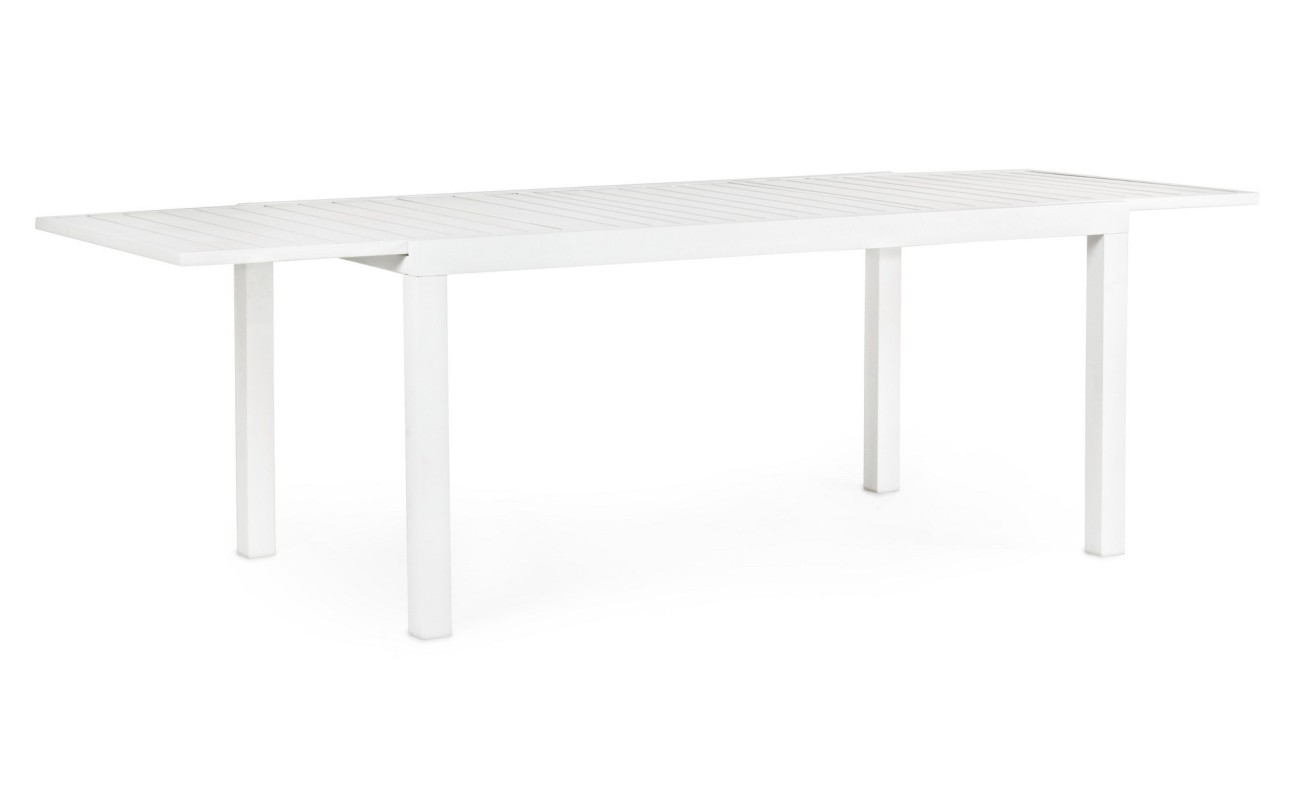 MESA EXT. HILDE 160-240X90 BLANCO LD30