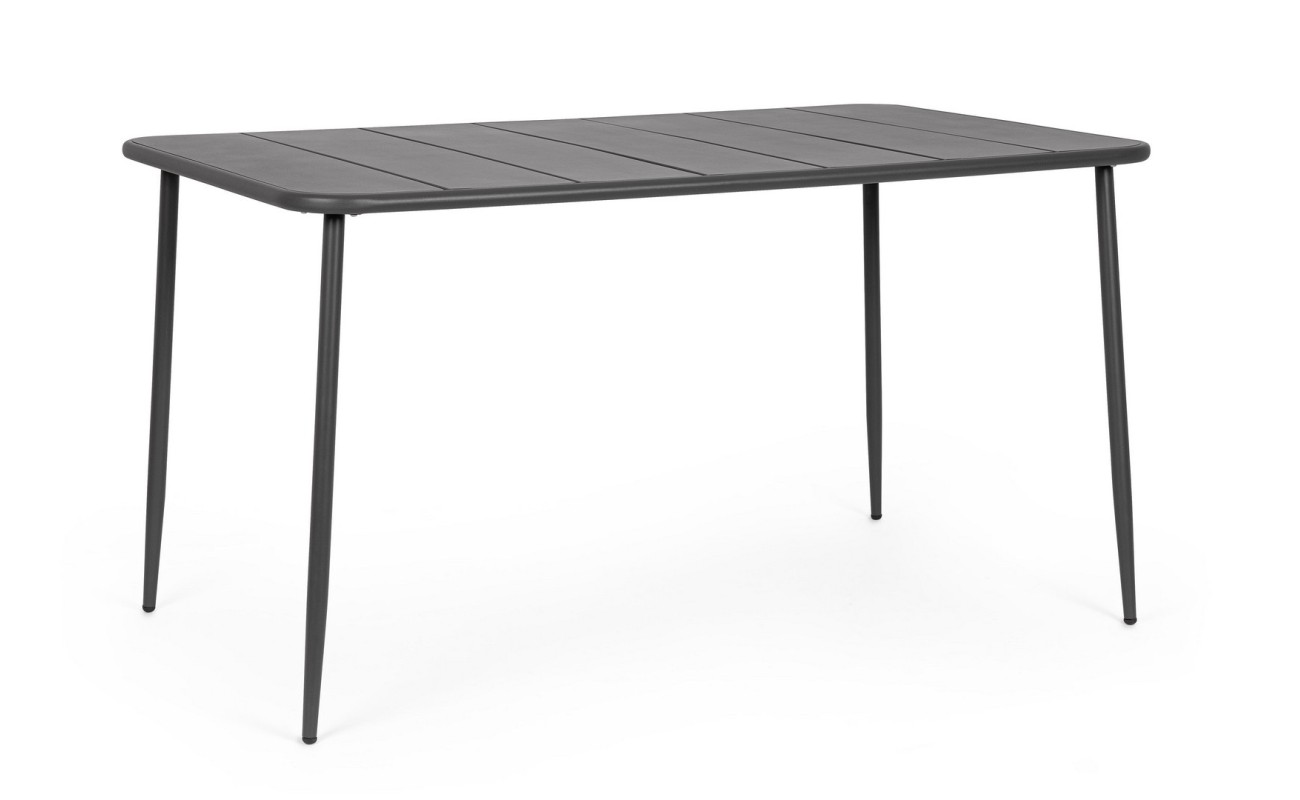MESA YARA RECT ANTRACITA 140X80