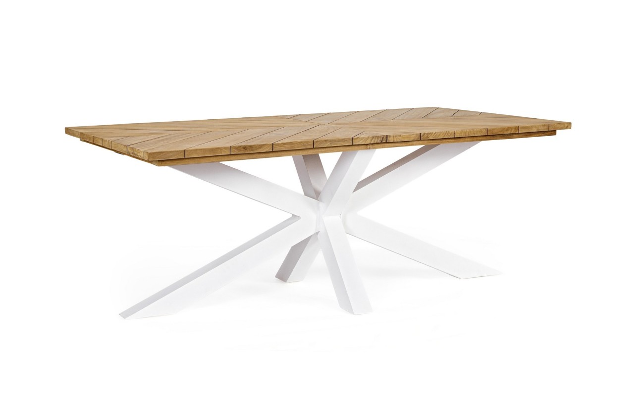 MESA PALMDALE RECT 200X100 BLANCO RT01