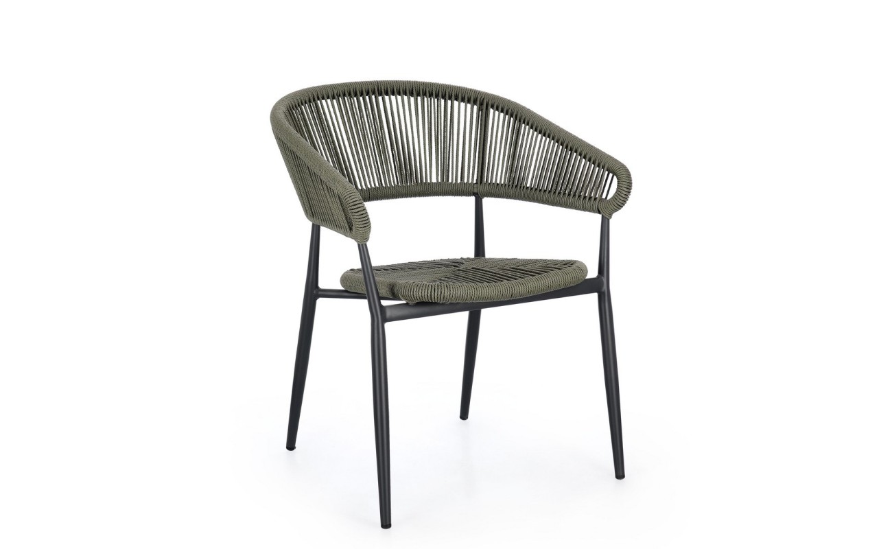 SILLA C-R ALGAIDA ANTRACITA/VERDE