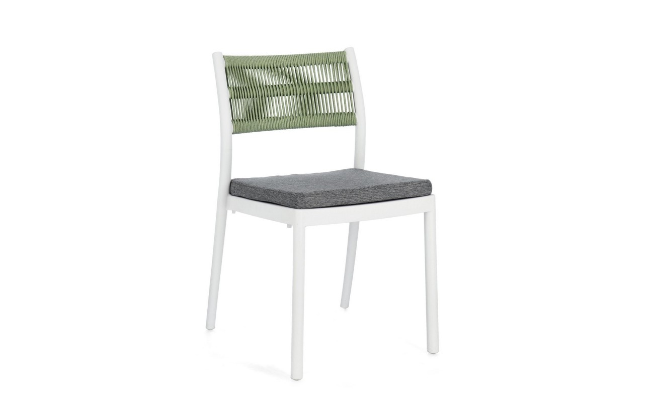 SILLA C-COJ ALVIN BLANCO/VERDE