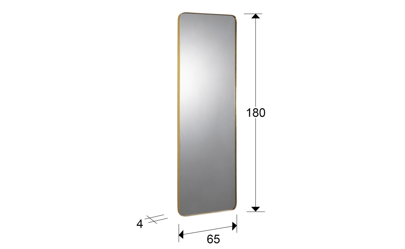 ORIO-ESPEJO RECT 65X180 ORO