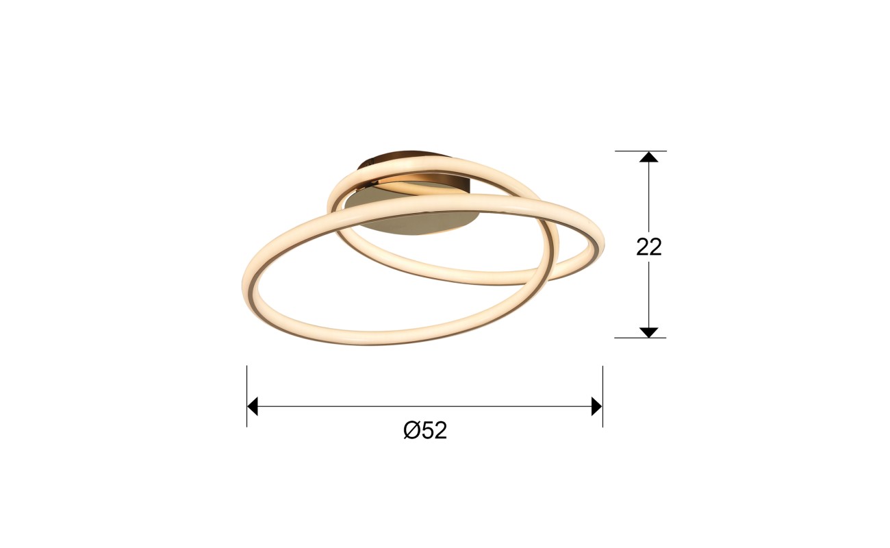PLAFON·TUBE·ORO