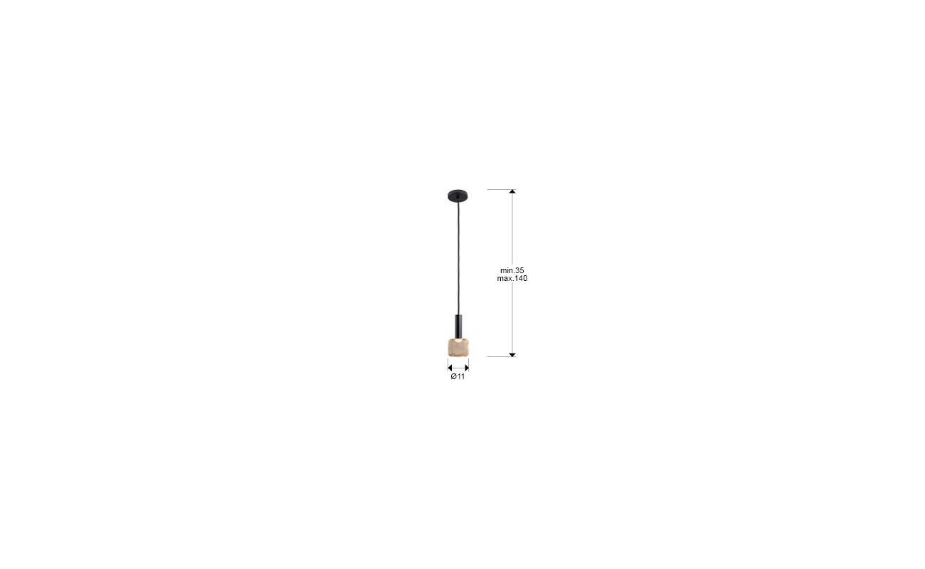 LAMPARA 1L ·SINCRO· NEGRO/ORO