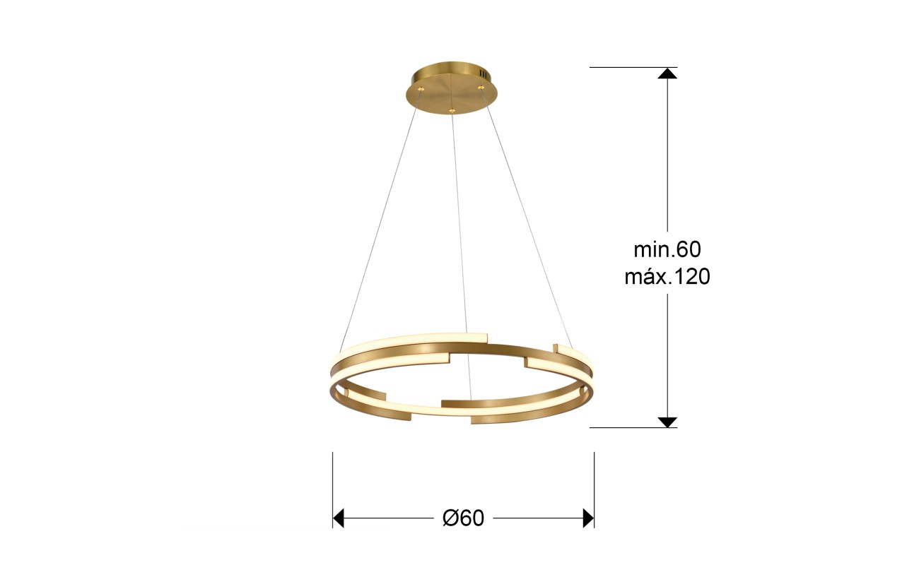 CICLOS-LAMPARA ORO D60