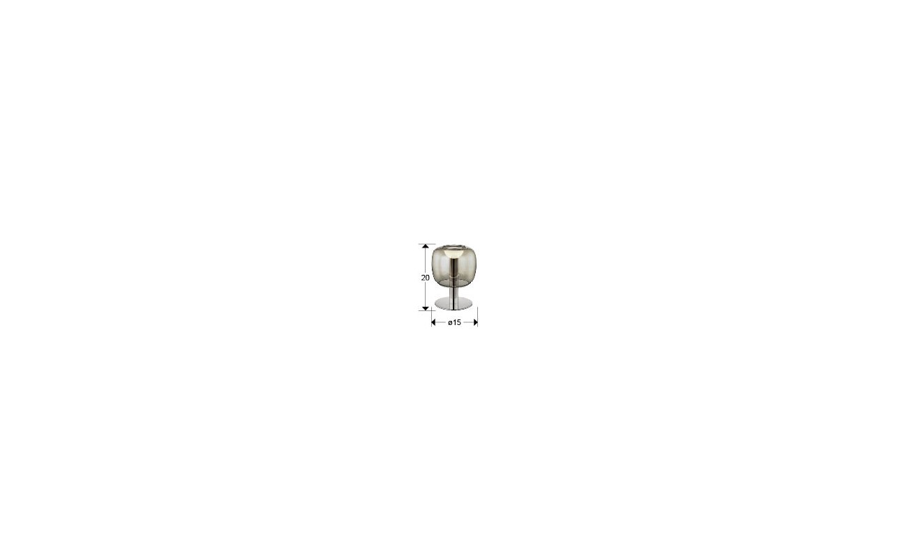 ICON-SOBREMESA CROMO/SMOKE
