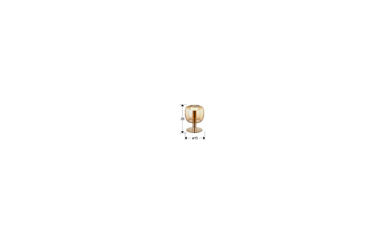 ICON-SOBREMESA ORO/AMBAR