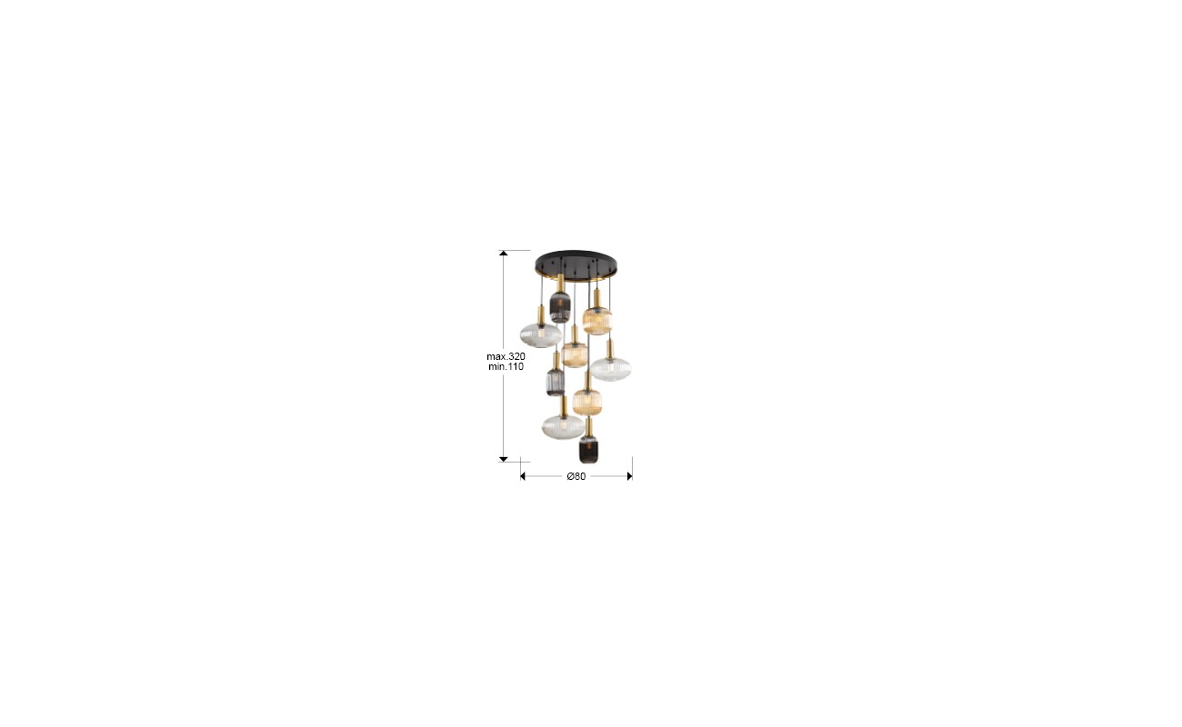 NORMA-LAMP 9L NEGRO-LATON