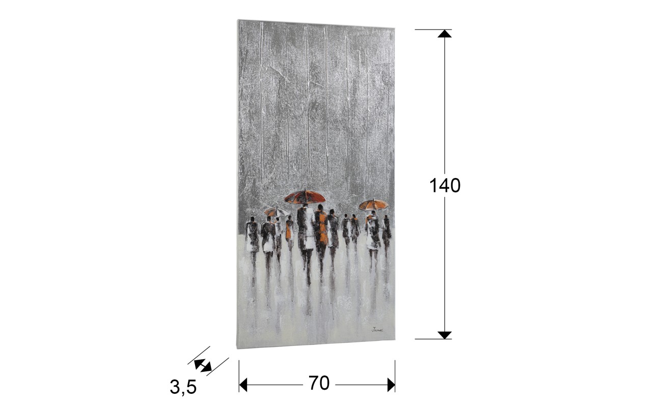 ACRILICO·LLUEVE·70X140