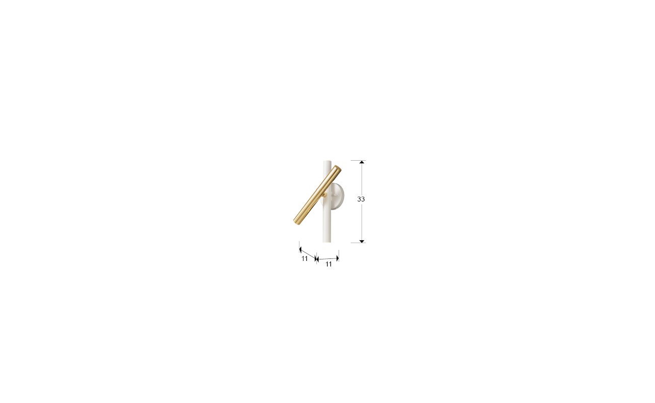 APLIQUE ·VARAS· ORO/BLANCO 3L