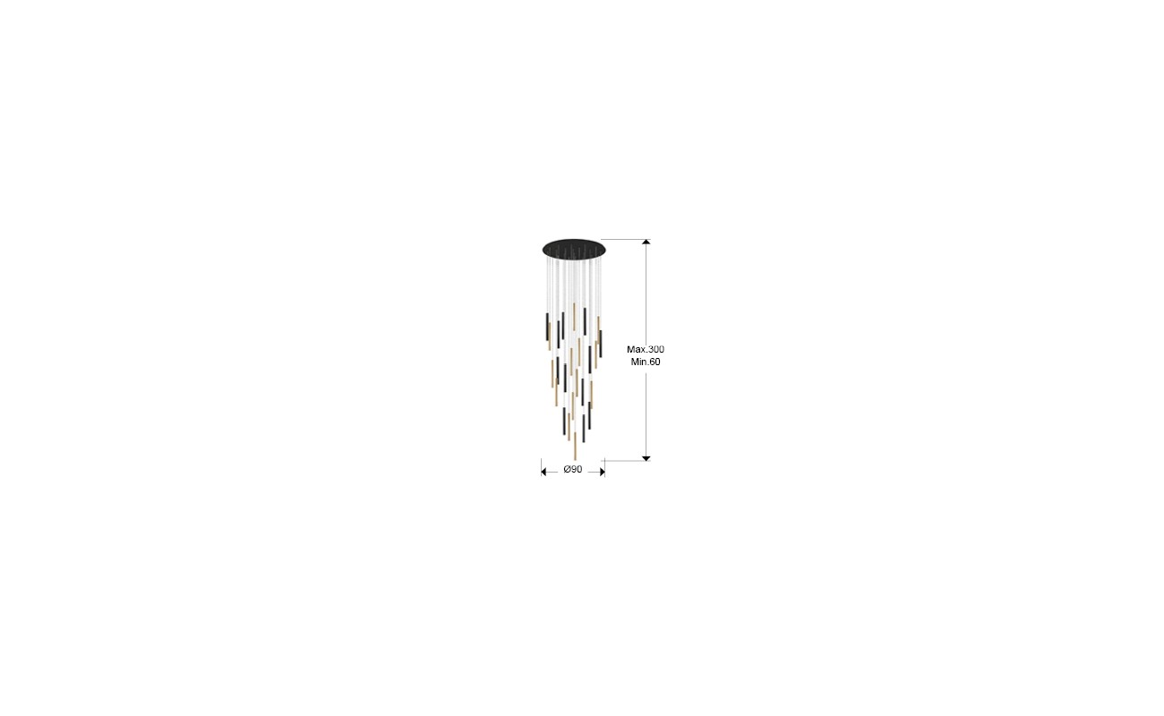 LAMP·VARAS·ORO/NEGRO 25L
