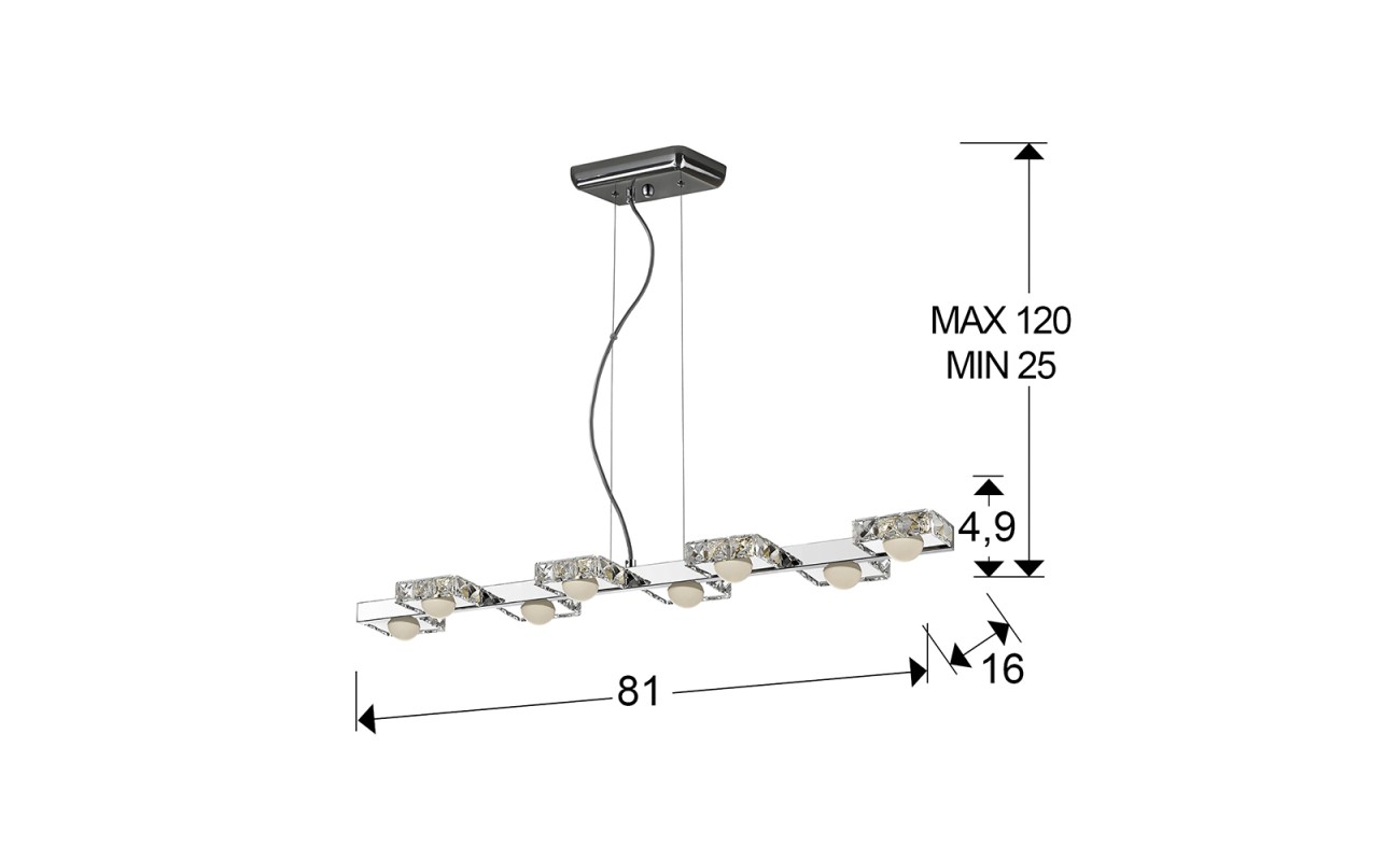 LAMPARA · SURIA II · 8L LED