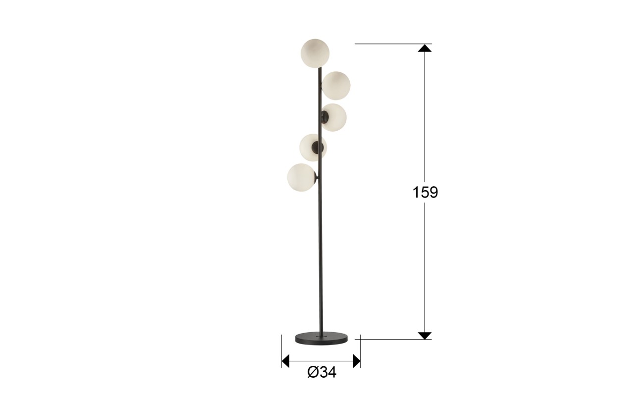 INOA-PIE SALON 5L NEGRO-OPAL