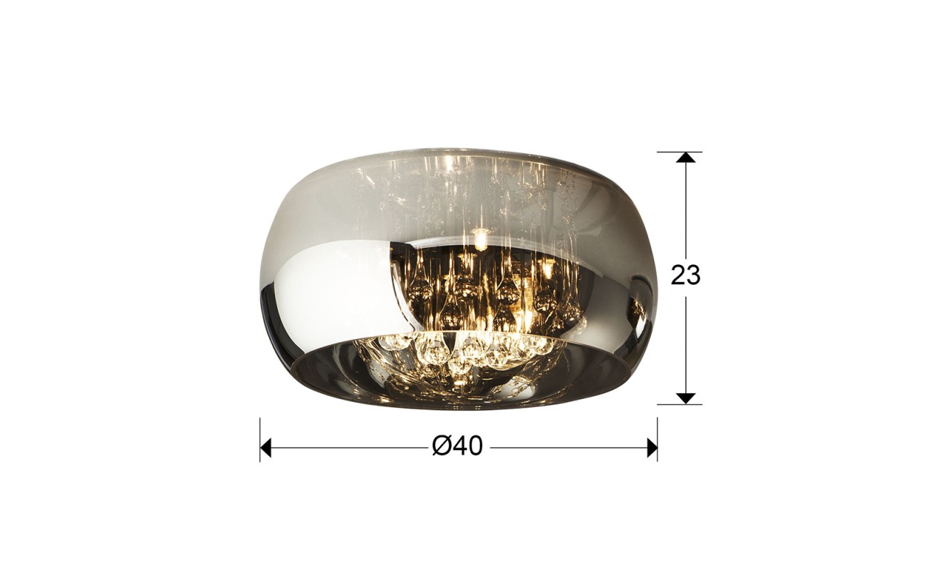 PLAFON ·ARGOS· Ø40 DIMABLE