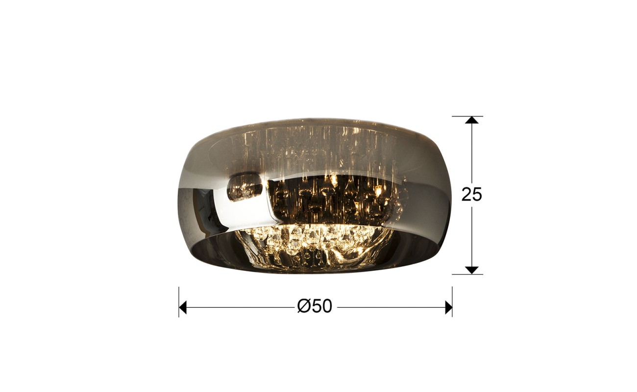 PLAFON ·ARGOS· Ø50 DIMABLE