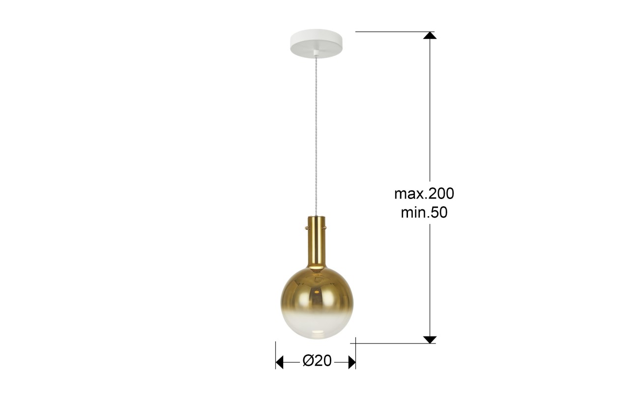 MATICES-LAMPARA 1L BLANCO-ORO