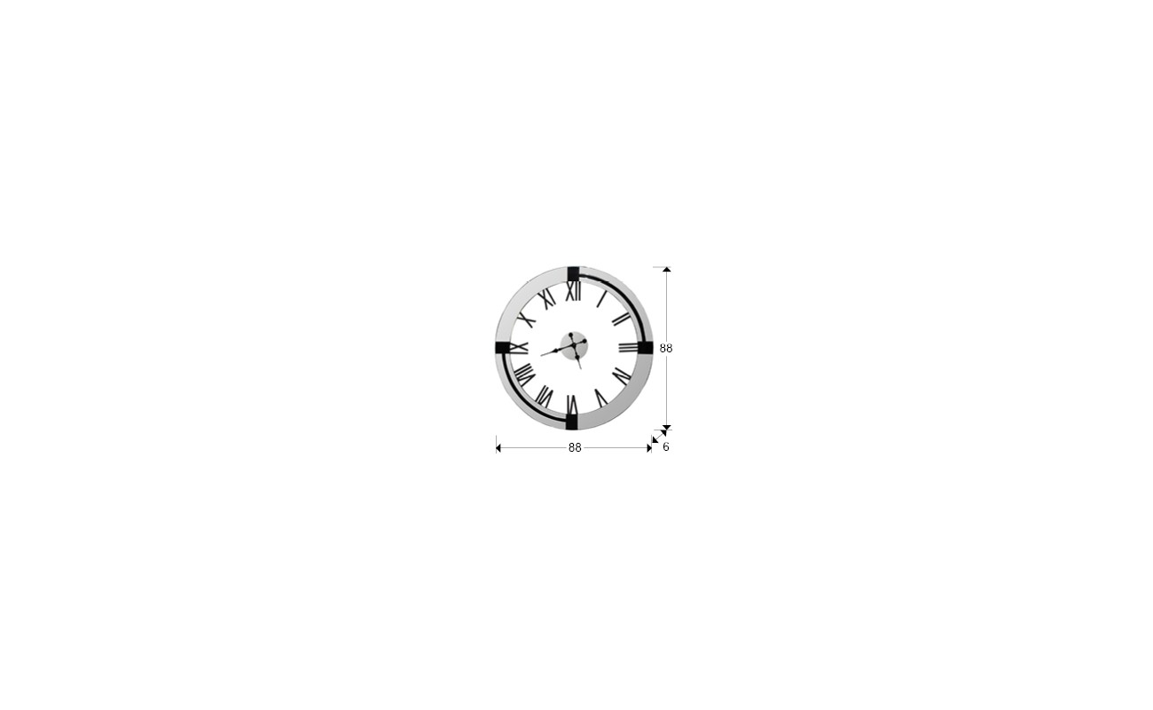 RELOJ DE PARED ·KAIROS· Ø88