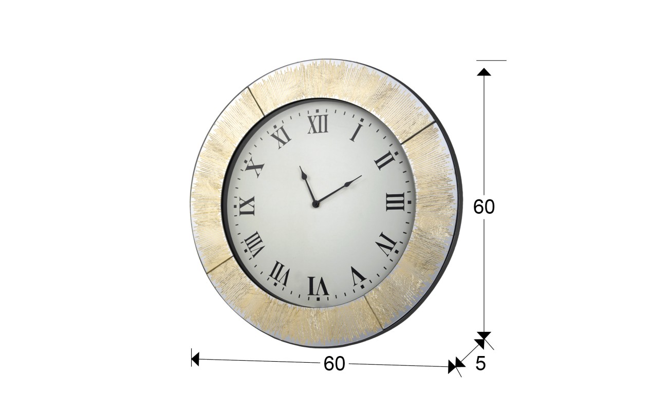 RELOJ ·AURORA· ORO Ø60