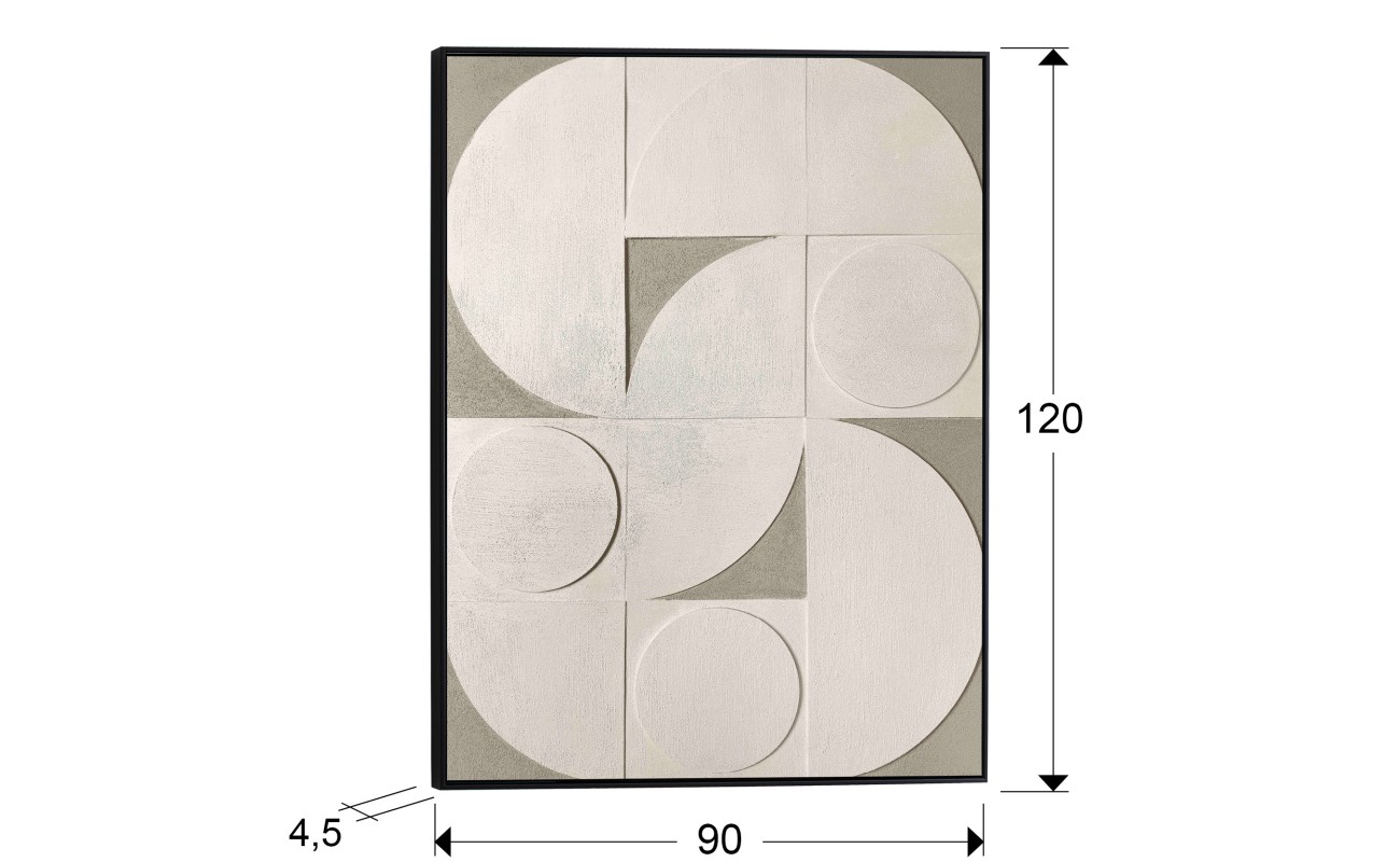 GEOMIA- BAJORRELIEVE 90X120