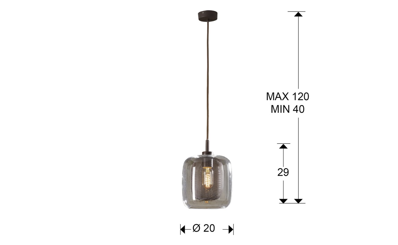 LAMPARA ·FOX· 1L CHOCOLATE