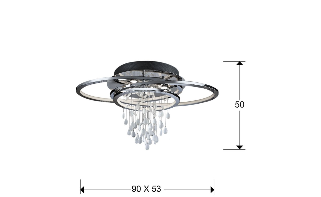 PLAFON ·BRUMA· 5L+LED