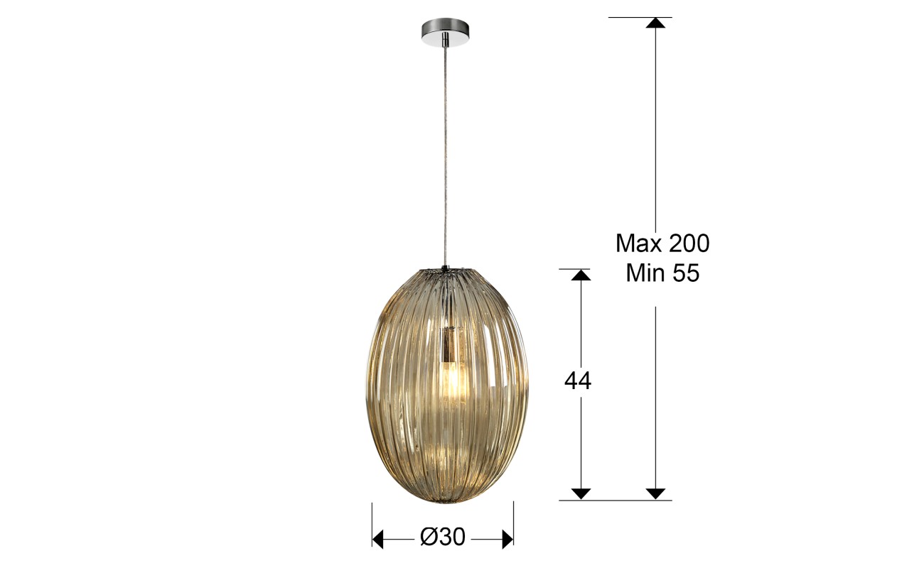 OVILA- LAMP 1L COÑAC 30Ø