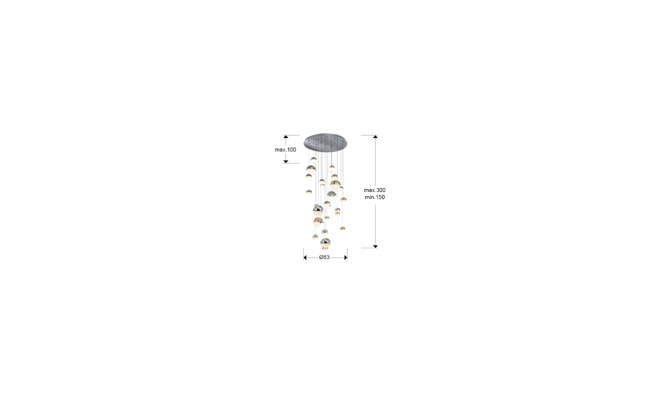 LAMP.27L LED·SPHERE·COLØ80 CCT